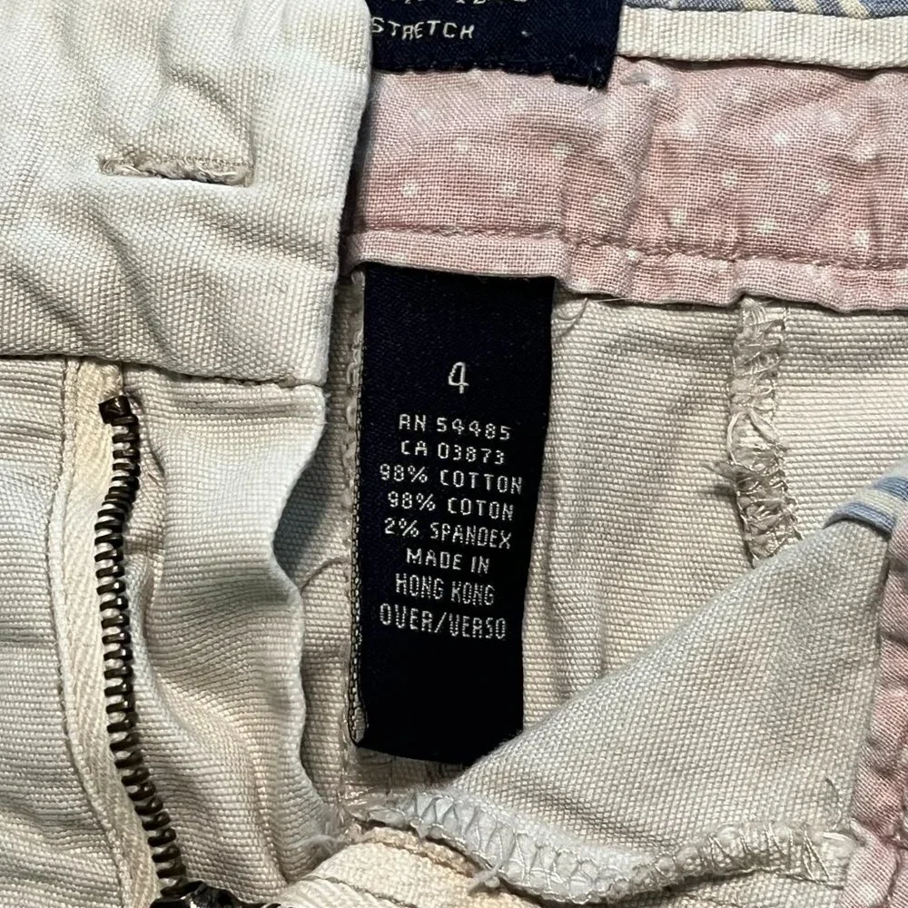 Y2K American Eagle Khaki Stretch Mini Skirt - Size 4 - CB23010 - Picture 3 of 4